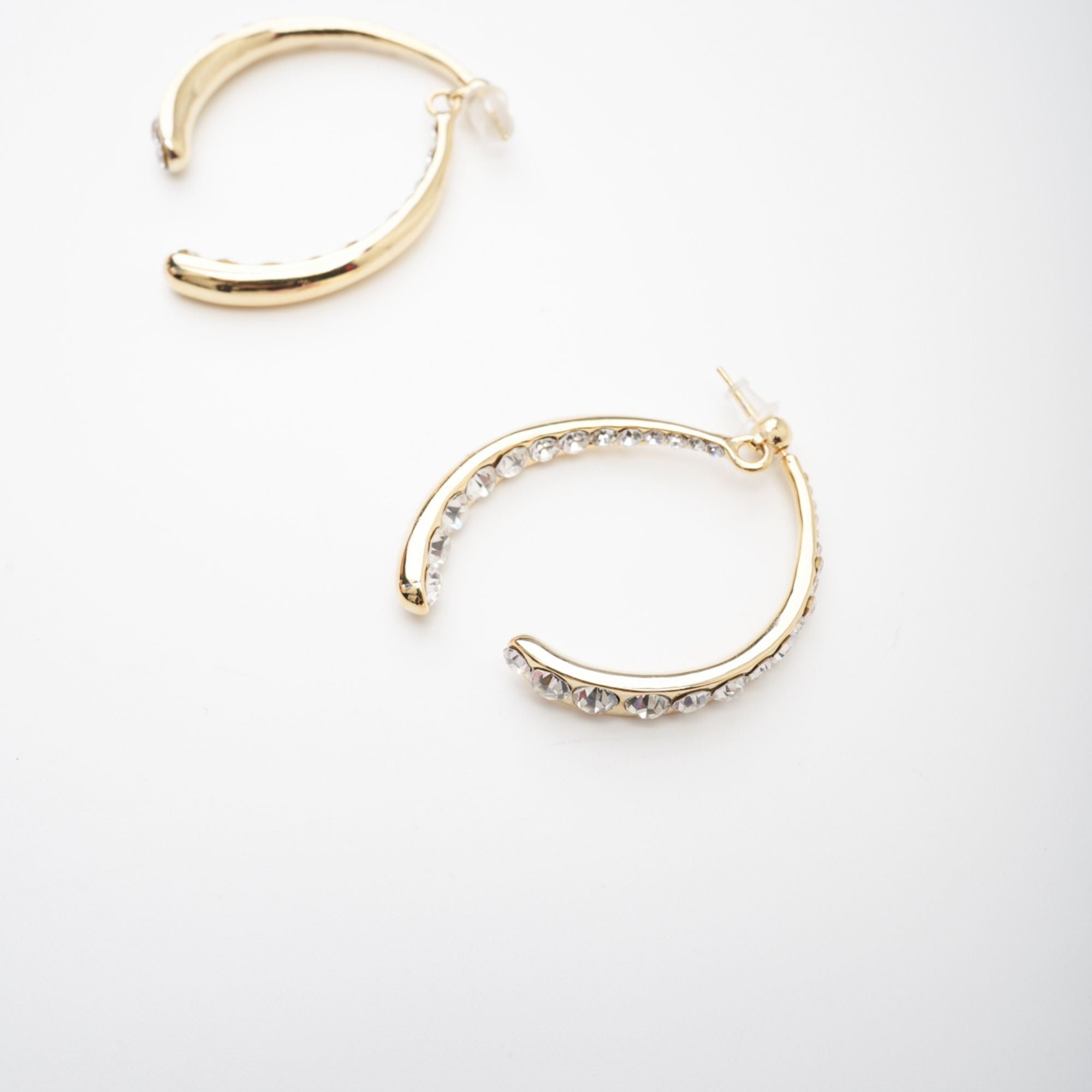 Mathilde embellished curve-edge earrings - Miss Rosier - Women's Online Boutique