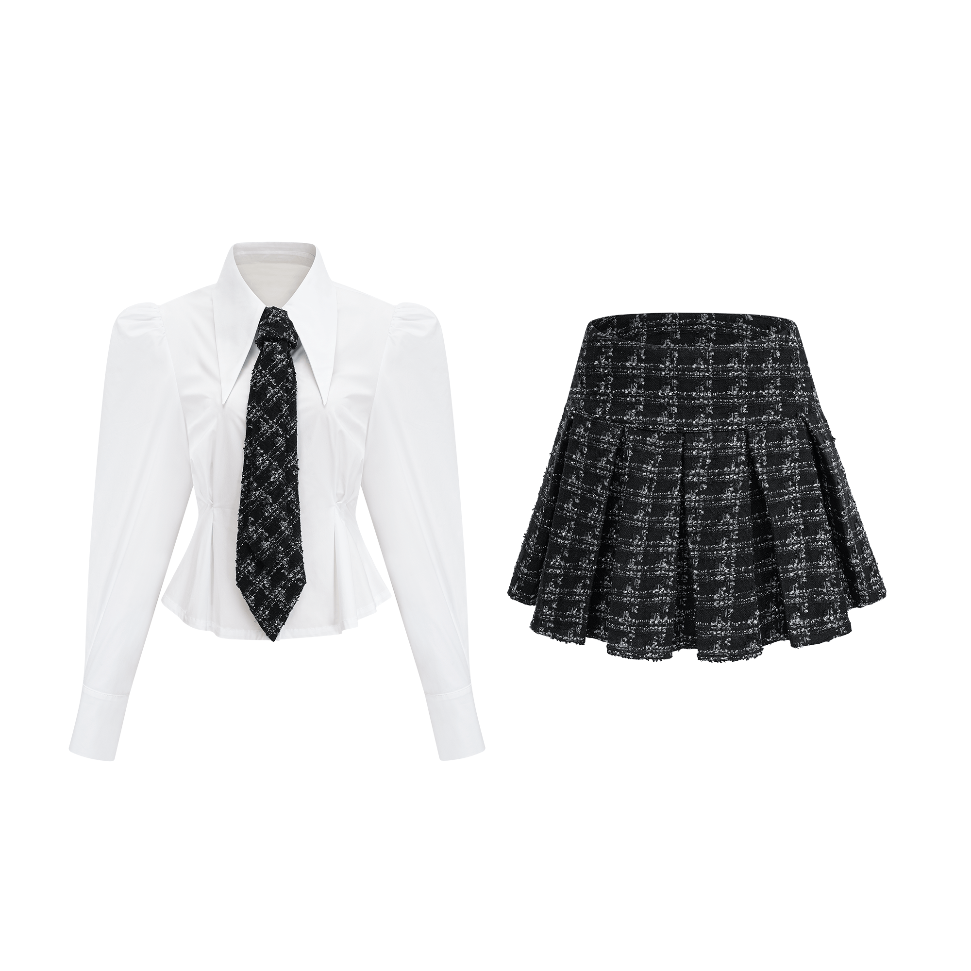 Mireille shirt & skirt matching set - Miss Rosier - Women's Online Boutique