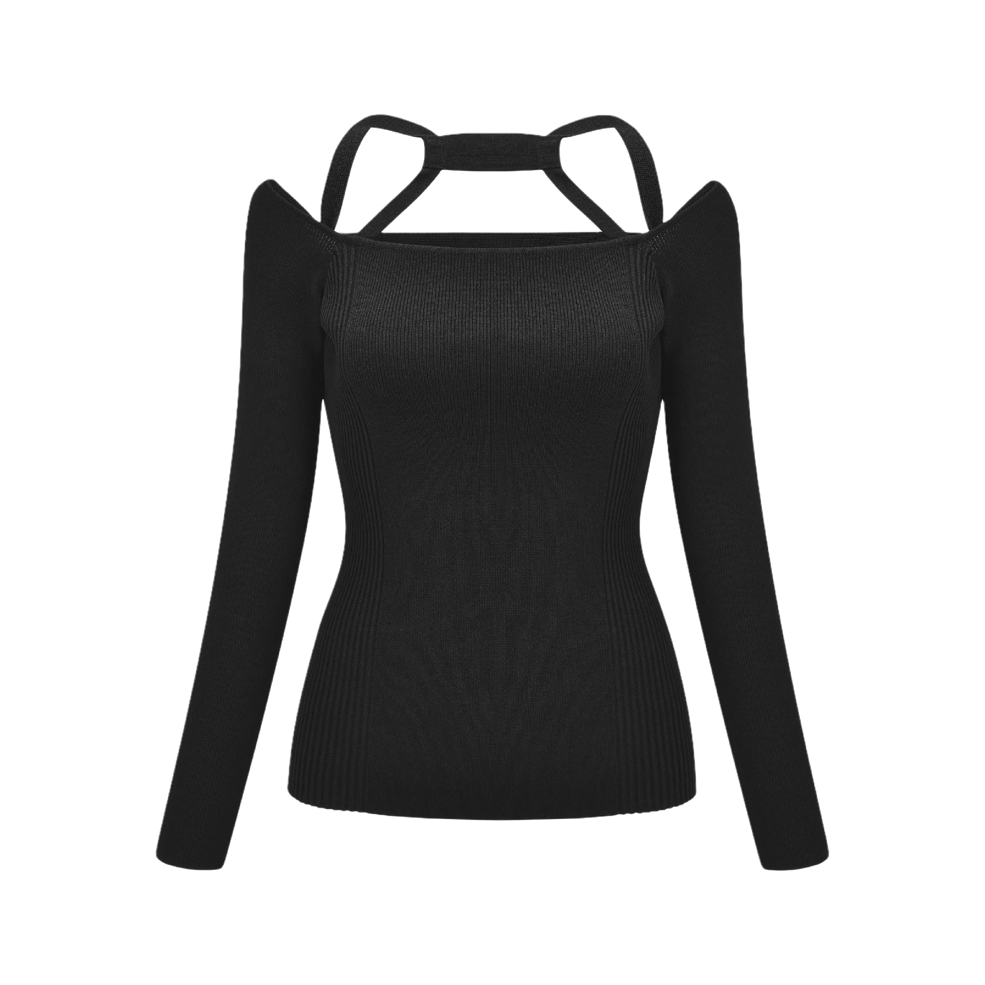 Next Level-halterneck knitted top - itsy, it‘z different