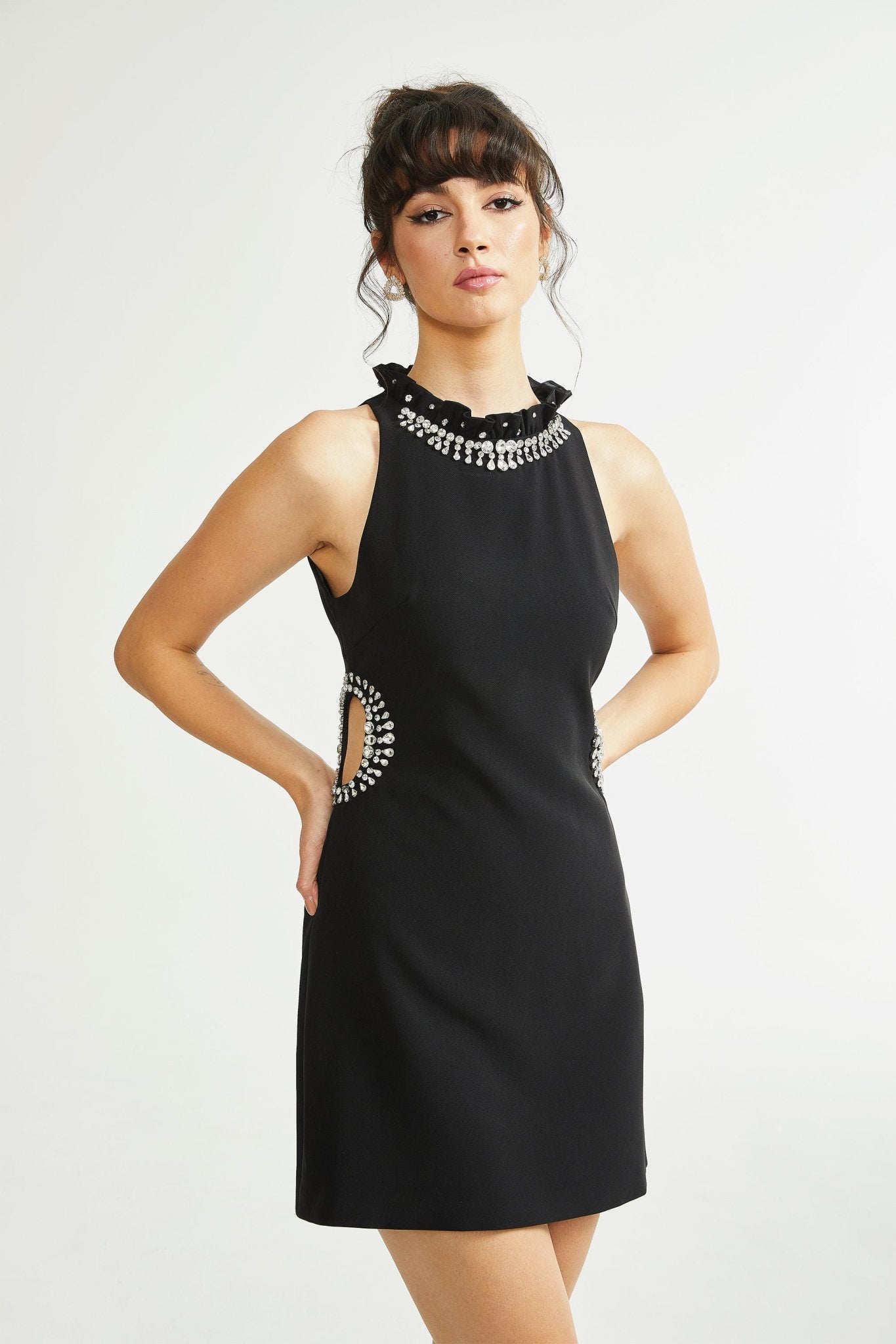 Patricia crystal-embellished mini dress - Miss Rosier - Women's Online Boutique