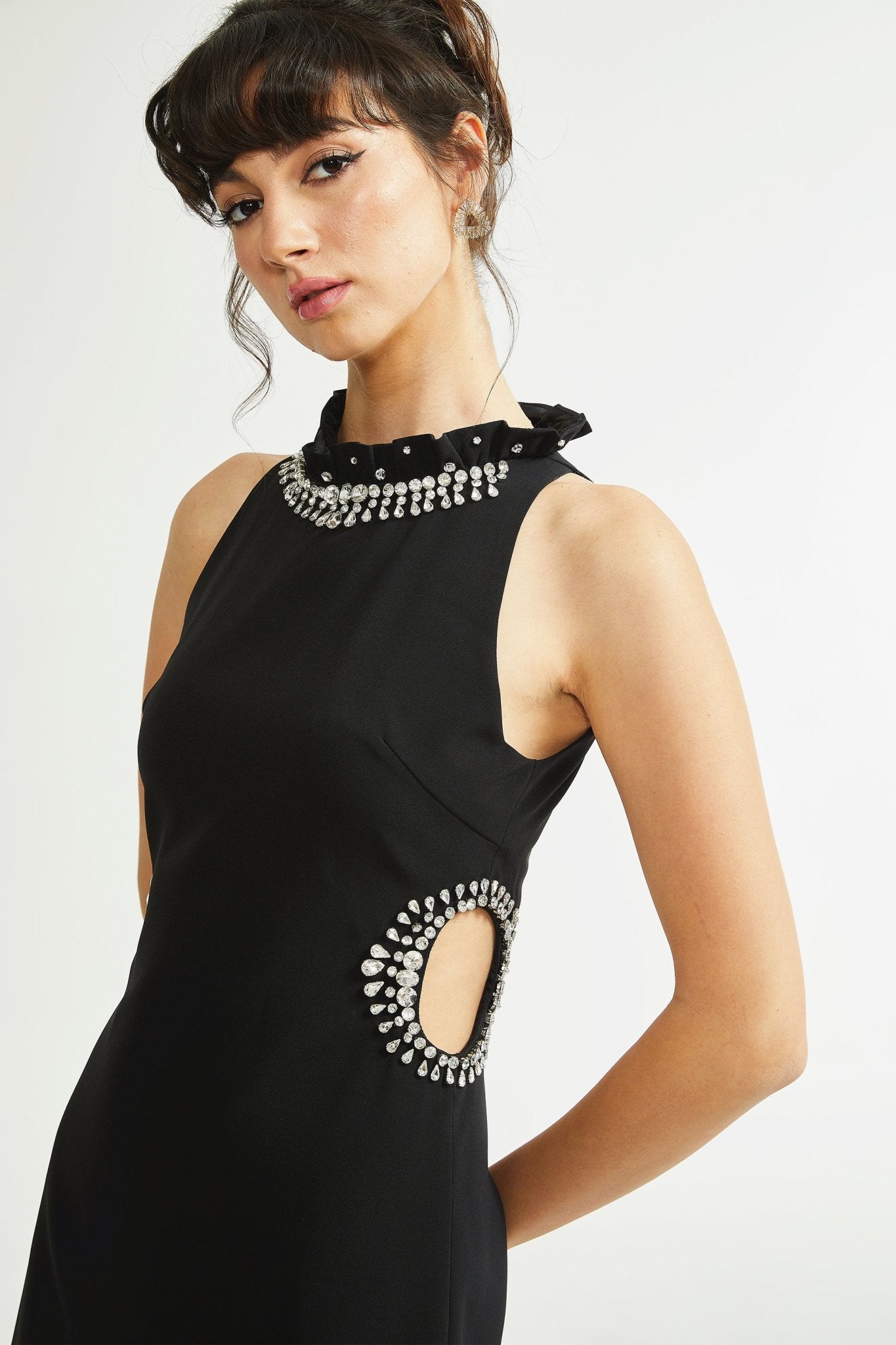 Patricia crystal-embellished mini dress - Miss Rosier - Women's Online Boutique