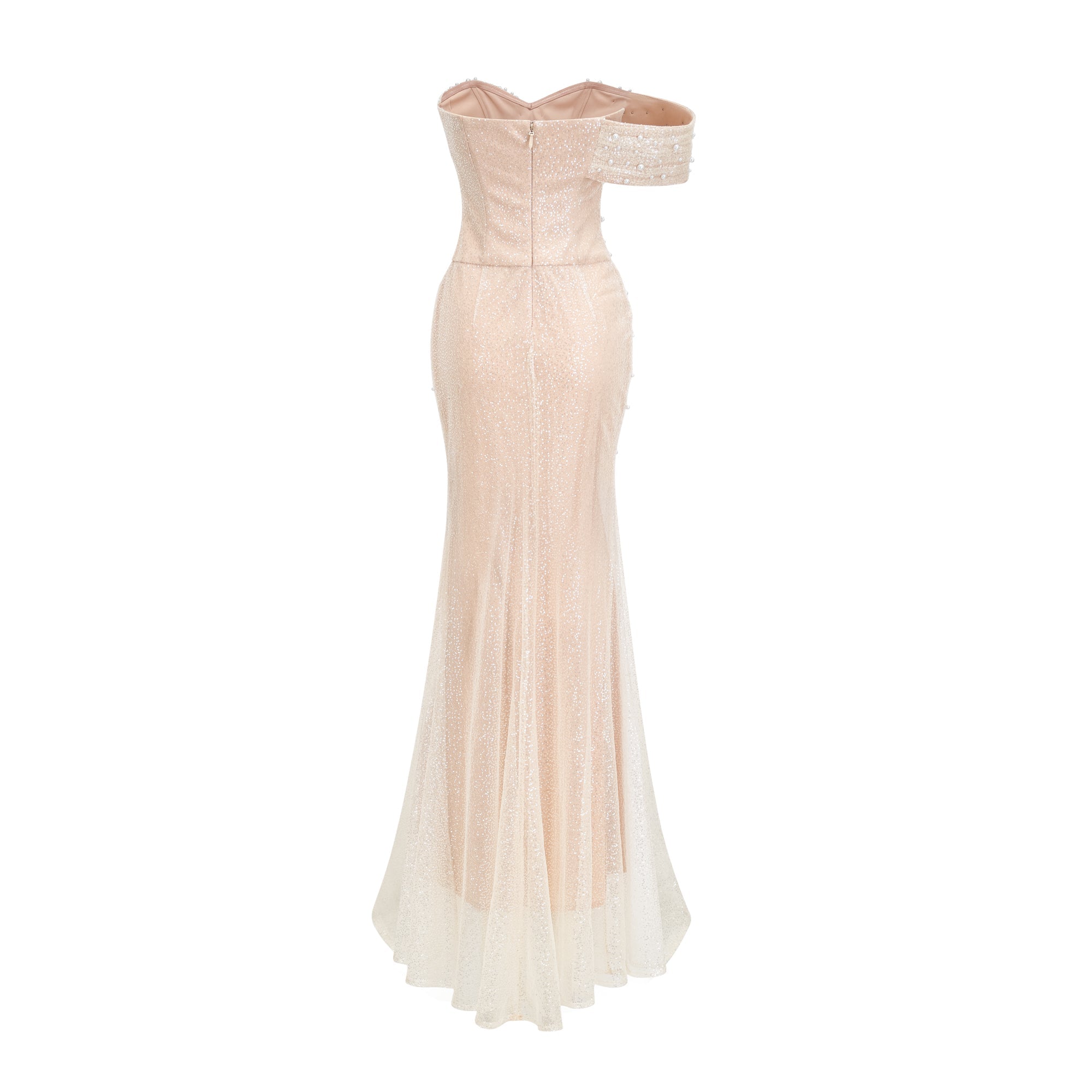 Sabine faux pearl-embellished maxi dress - Miss Rosier - Women's Online Boutique