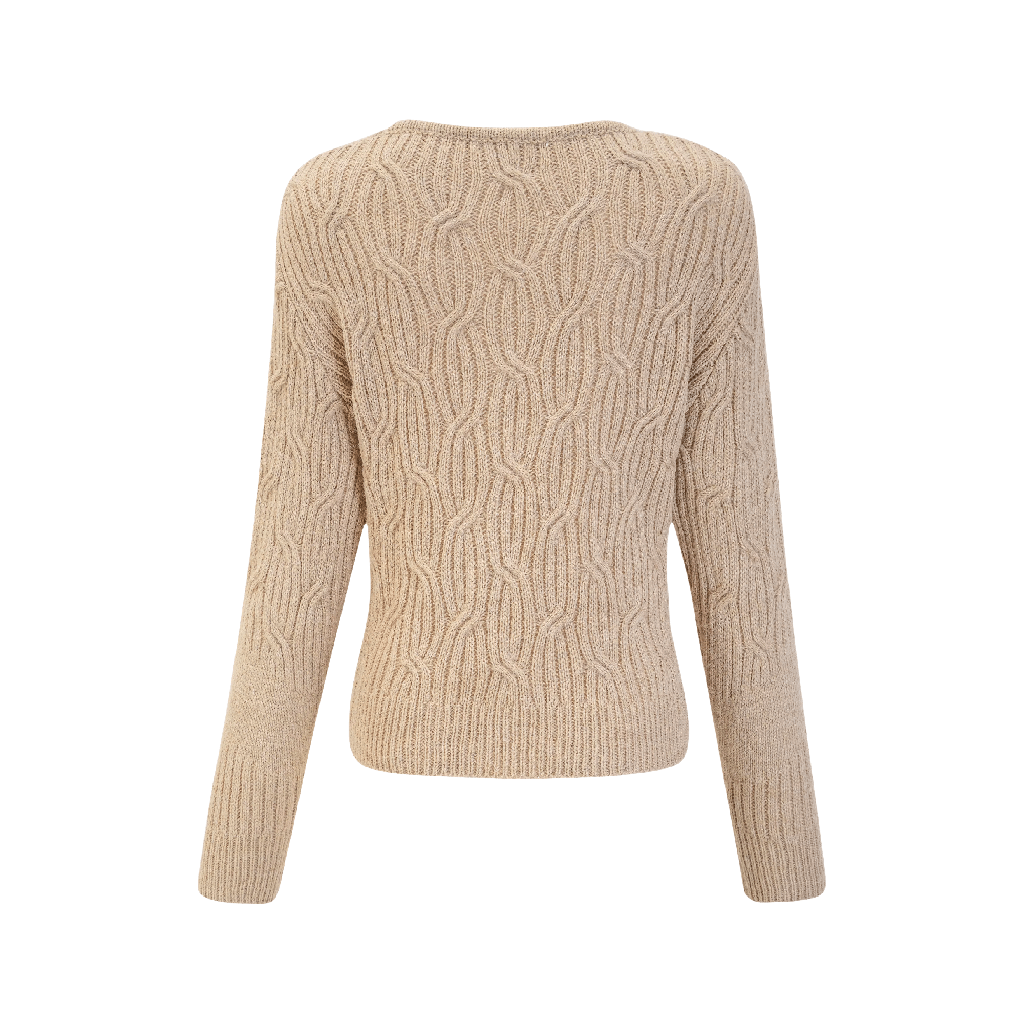 See You Again-ribb-knitted V-neck knitwear - itsy, it‘s different