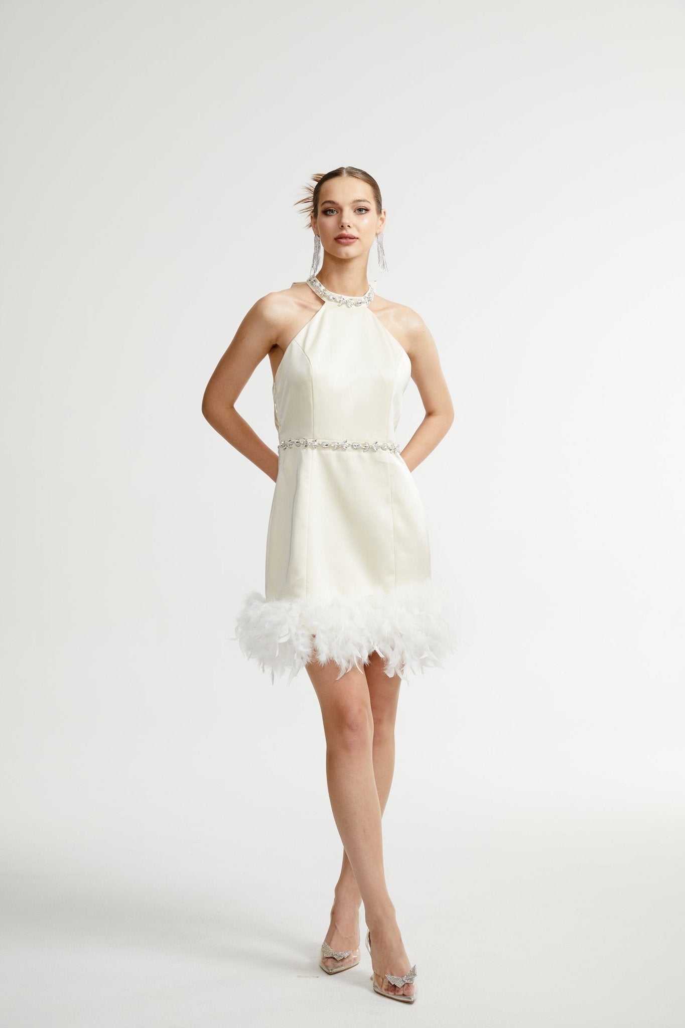 Seren feather dress - Miss Rosier - Women's Online Boutique