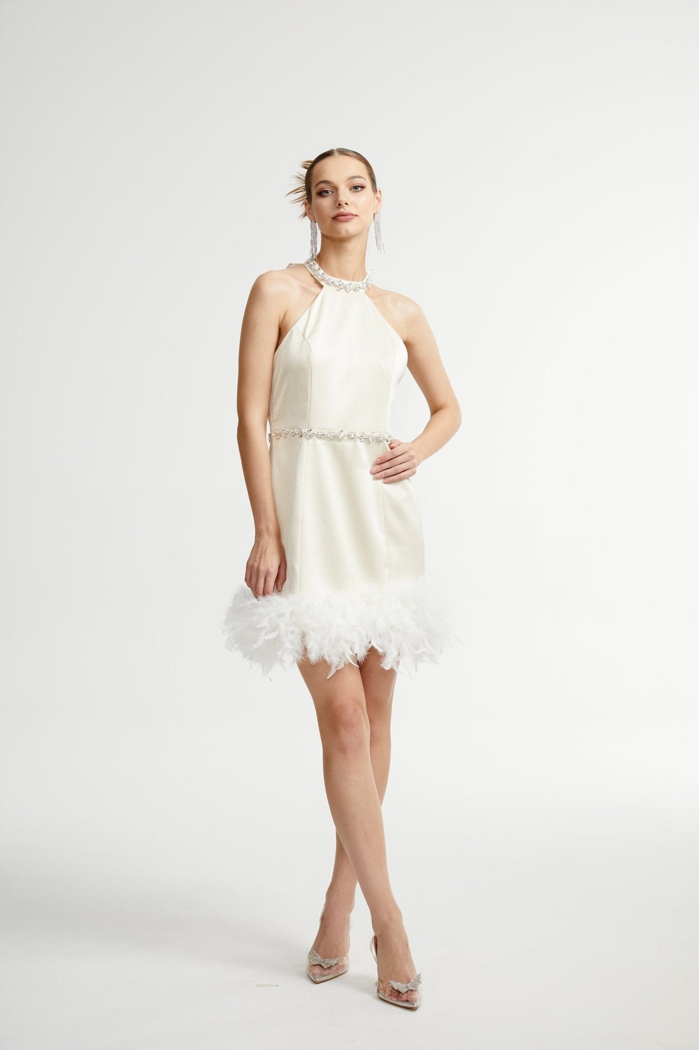 Seren feather dress - Miss Rosier - Women's Online Boutique