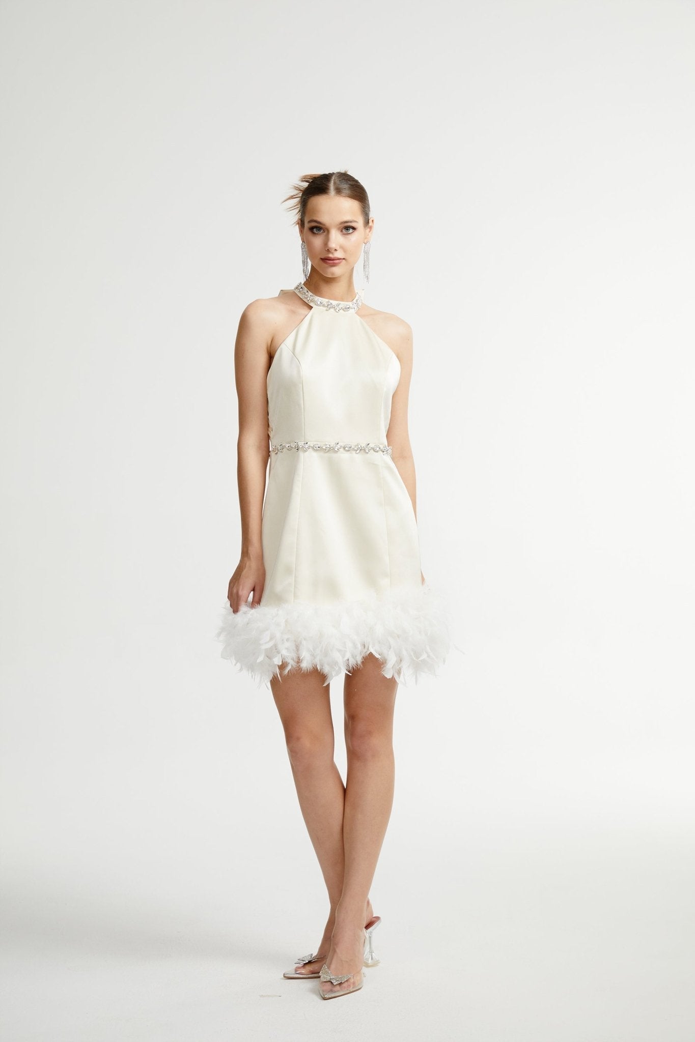 Seren feather dress - Miss Rosier - Women's Online Boutique