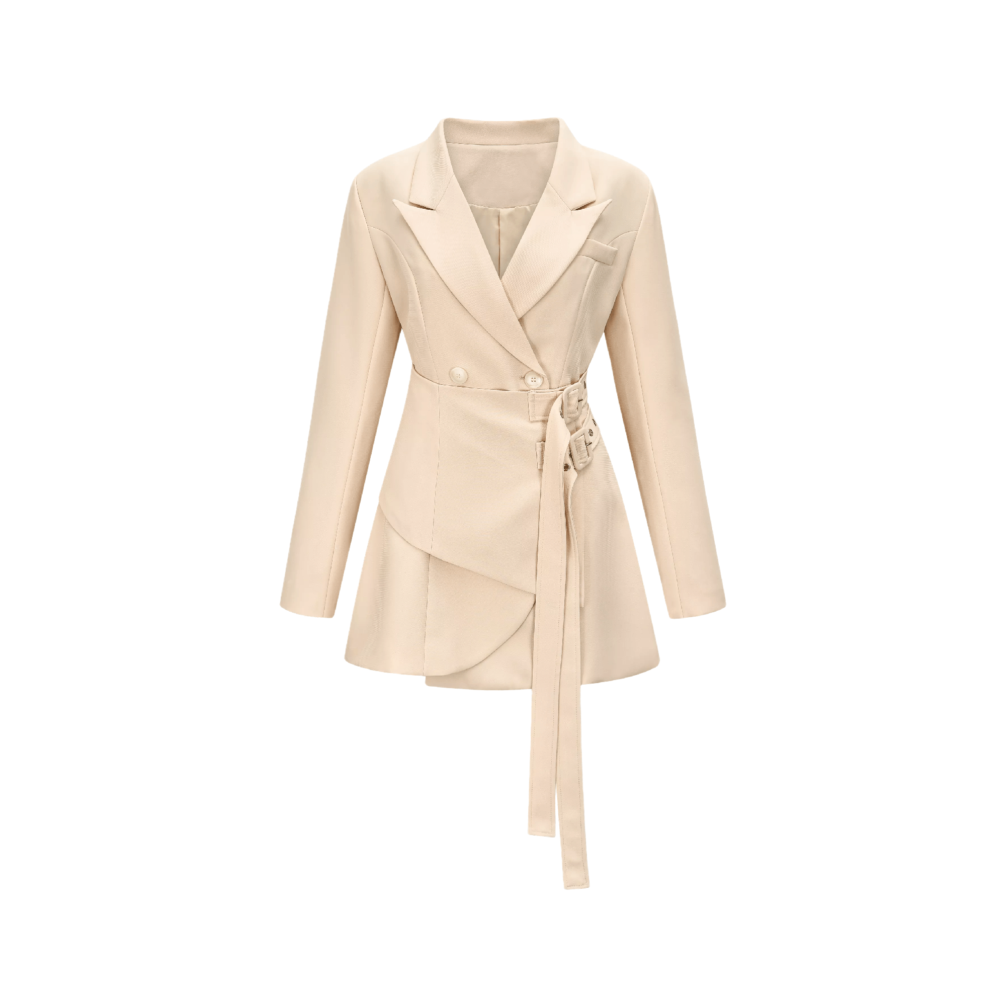 Serio Ludere-belt-loop long blazer - itsy, it‘s different