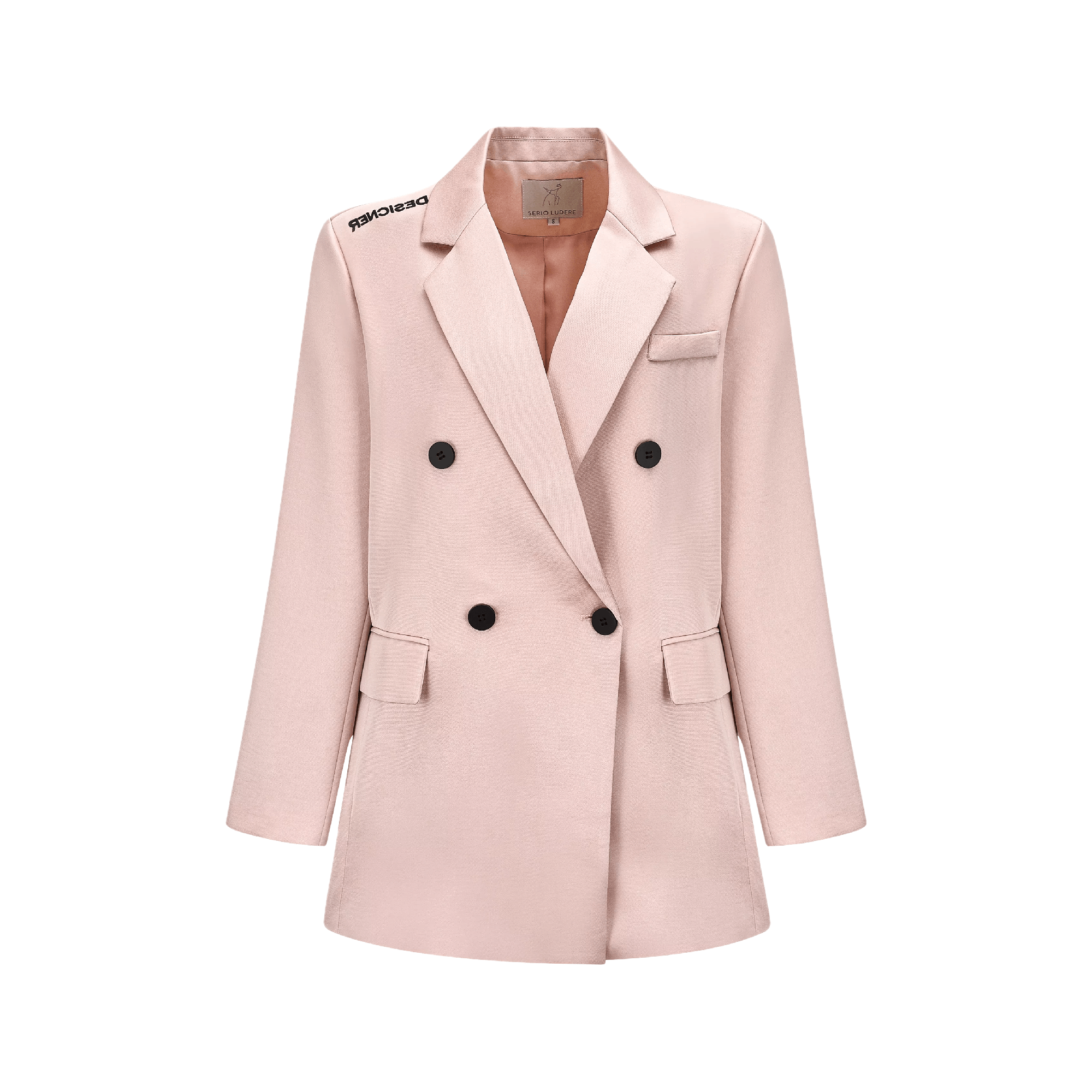 Serio Ludere-button detailing blazer - itsy, it‘s different