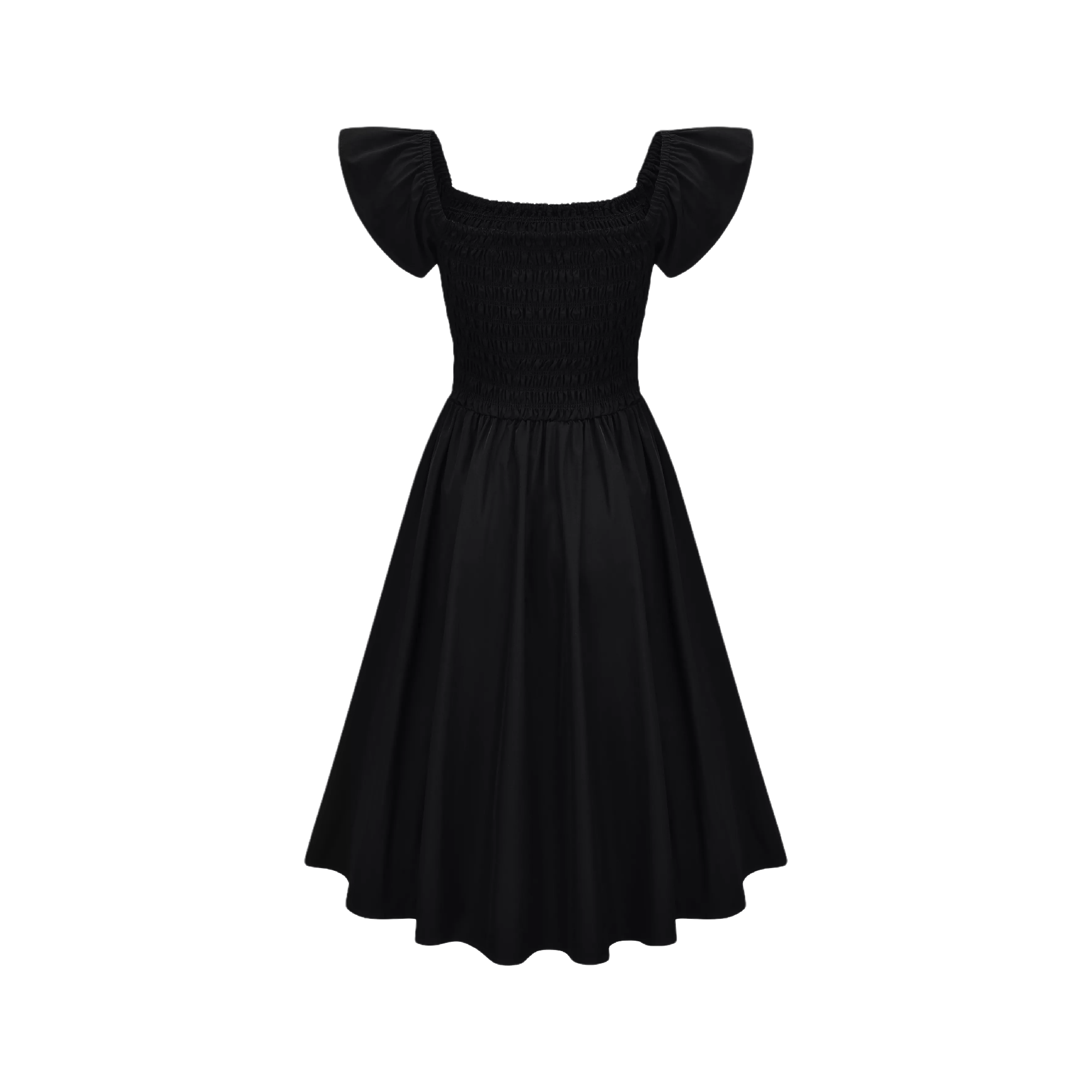 Serio Ludere-puff-sleeve princess black mini dress - itsy, it‘s different