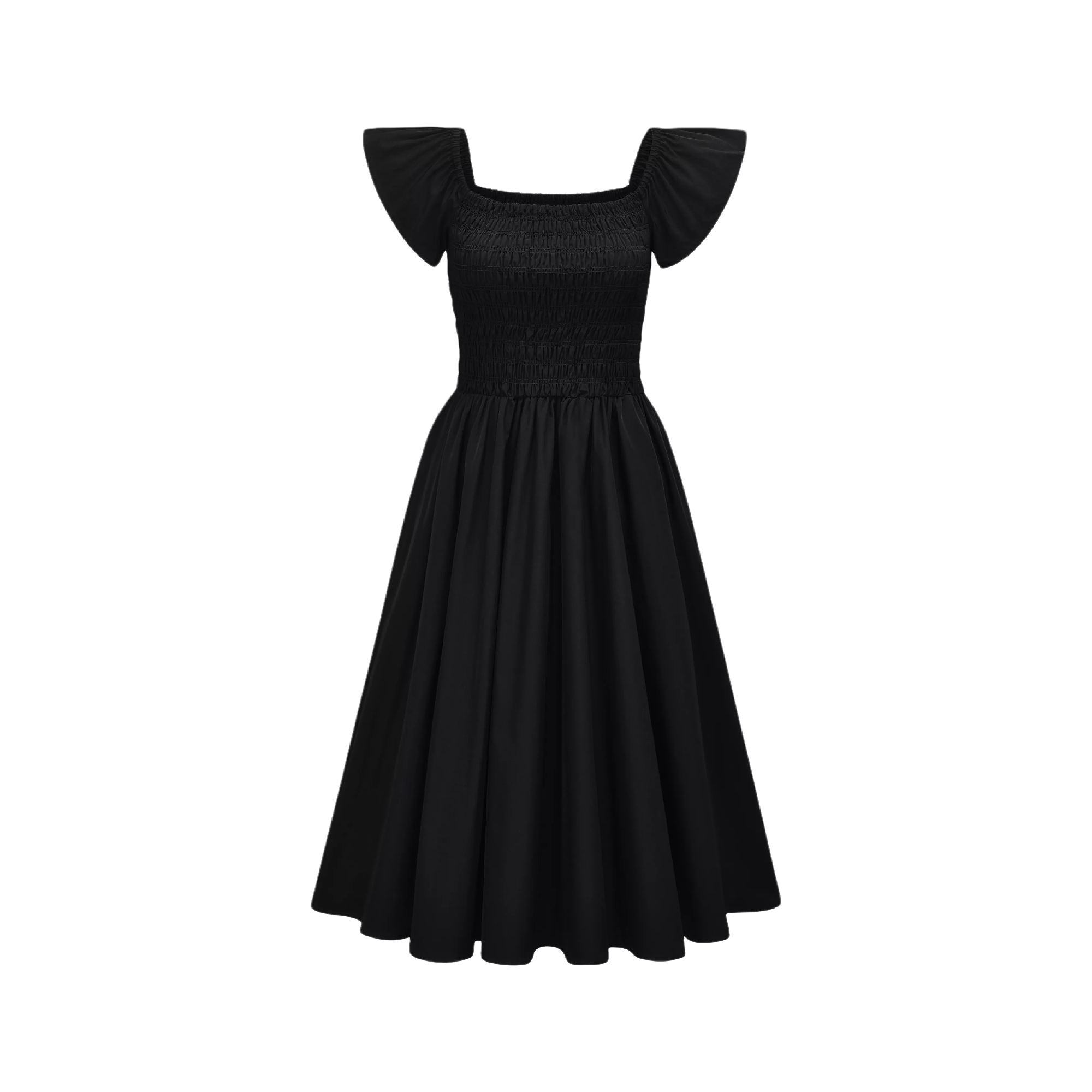 Serio Ludere-puff-sleeve princess black mini dress - itsy, it‘s different