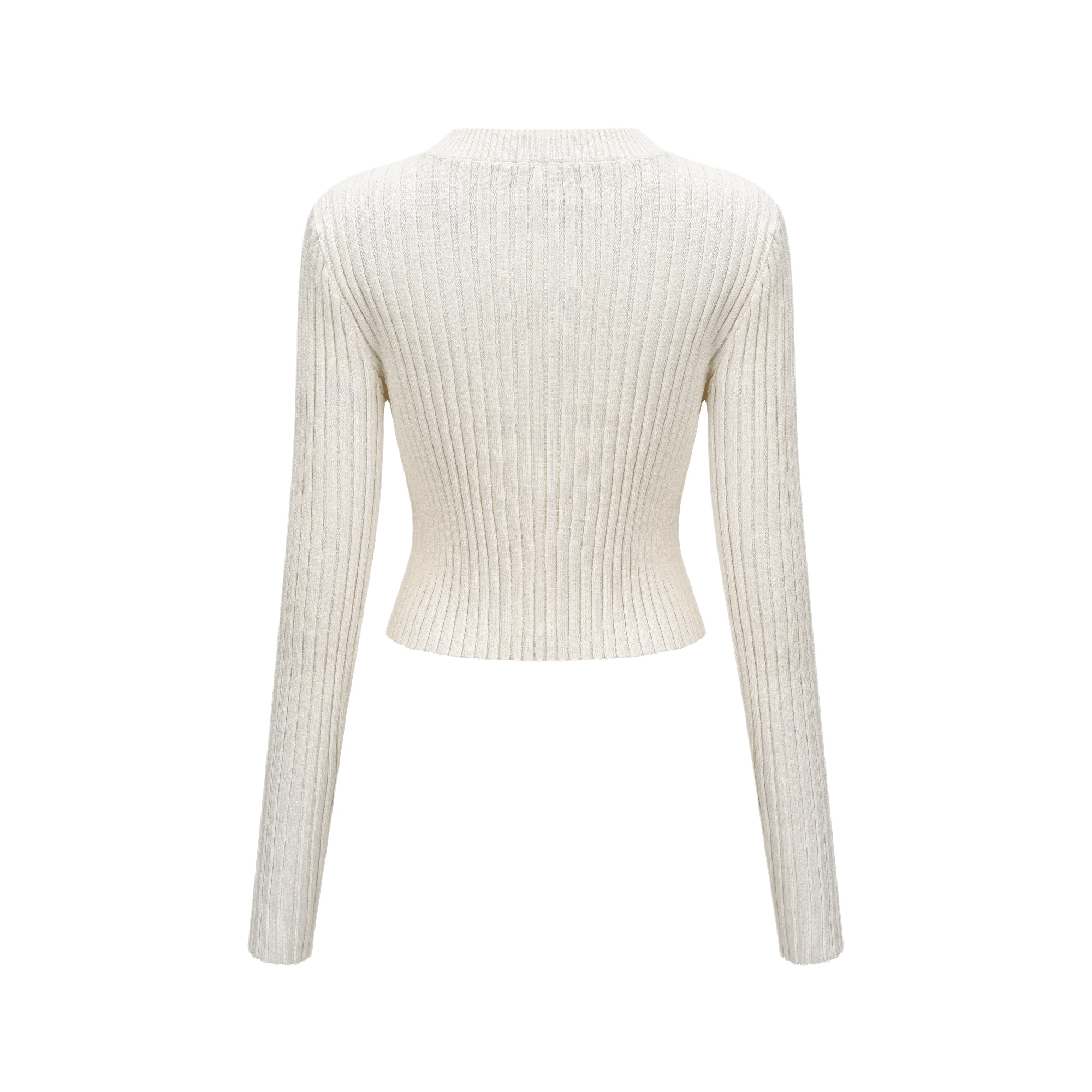 Supar Far-knitted cut-out top - itsy, it‘z different