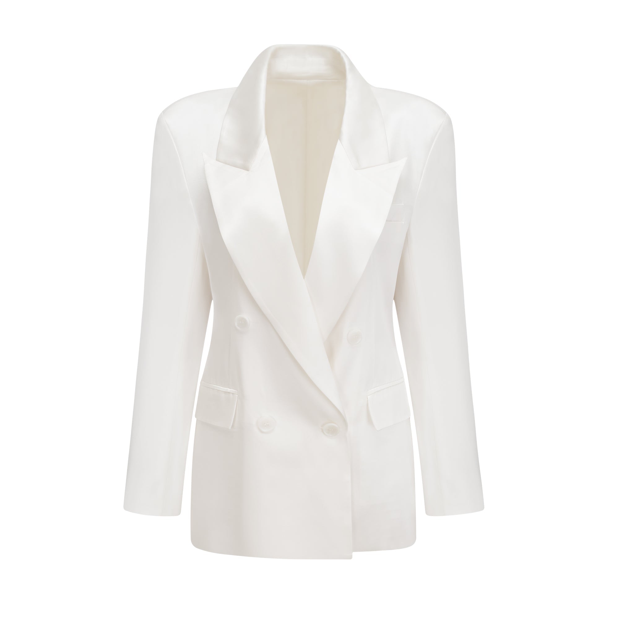 Sylvie white double-breasted blazer - Miss Rosier - Women's Online Boutique