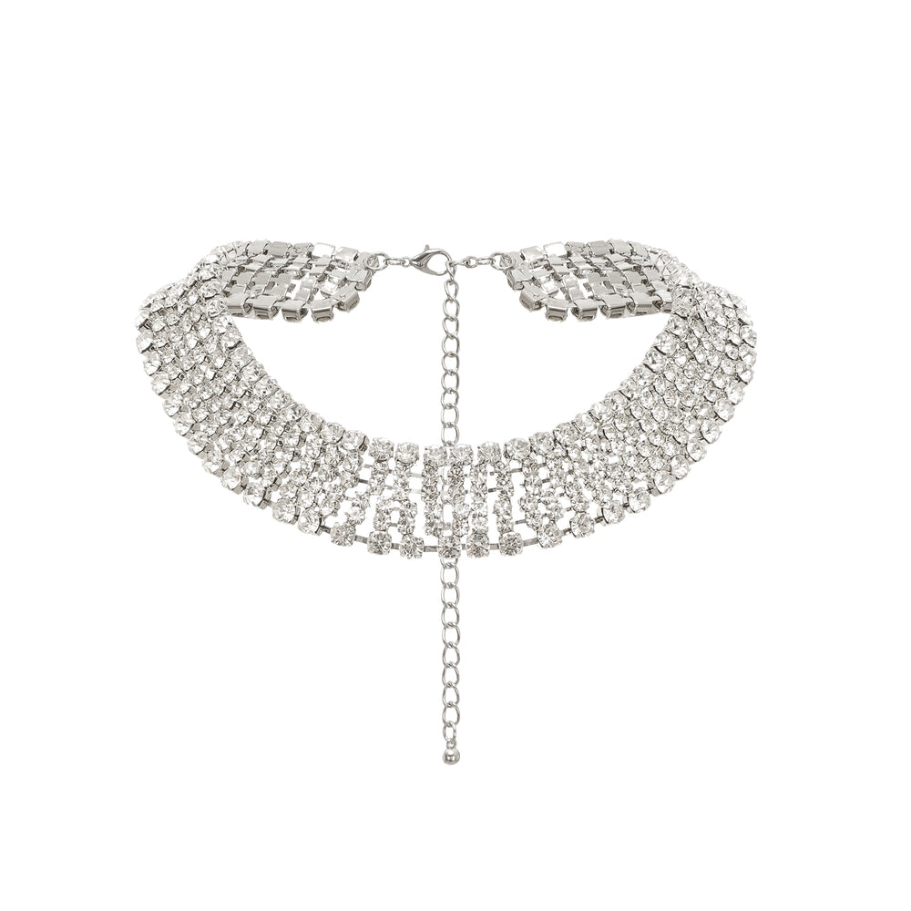 Crystal Tie Necklace