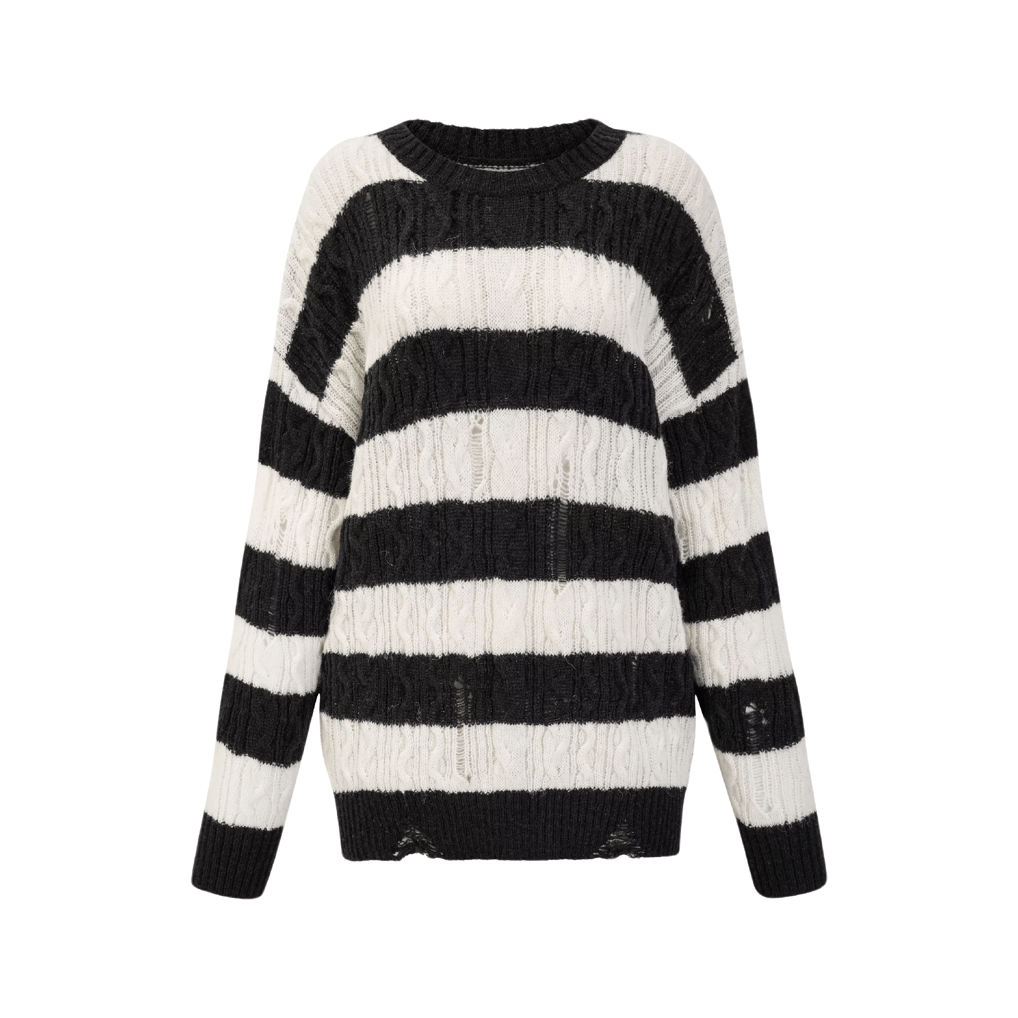 Uptown Funk-oversized striped knitwear - itsy, it‘s different