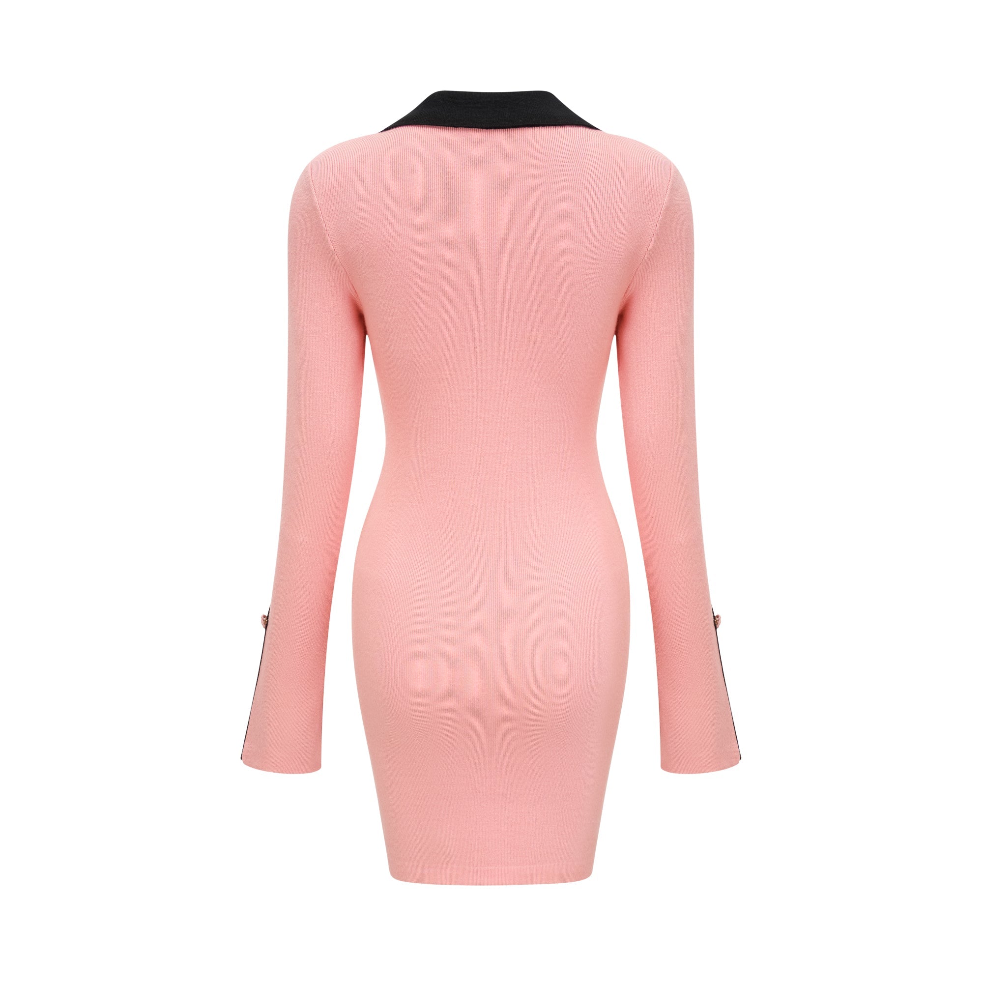 Valérie pink long-sleeved dress - Miss Rosier - Women's Online Boutique