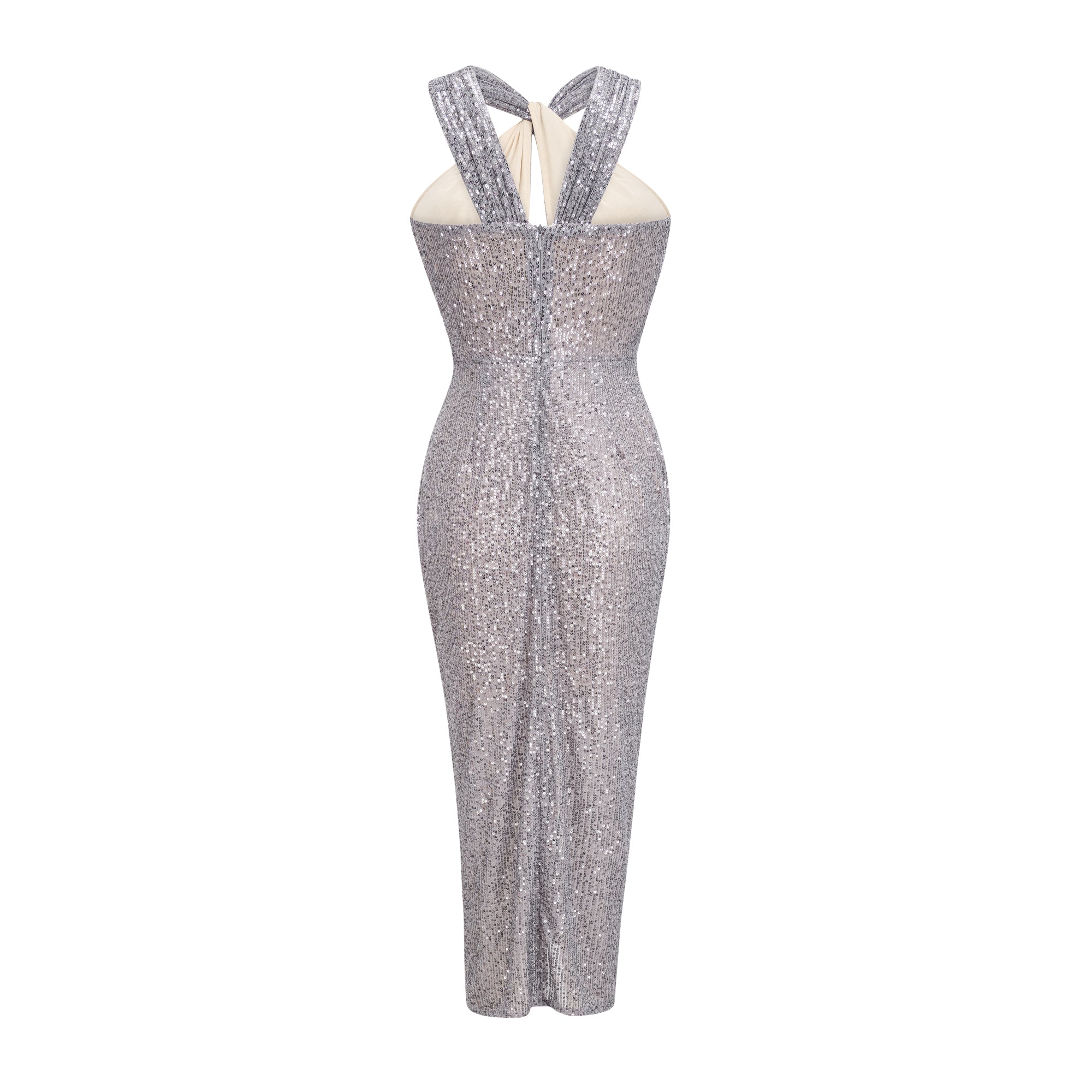 Valérie silver halterneck dress - Miss Rosier - Women's Online Boutique