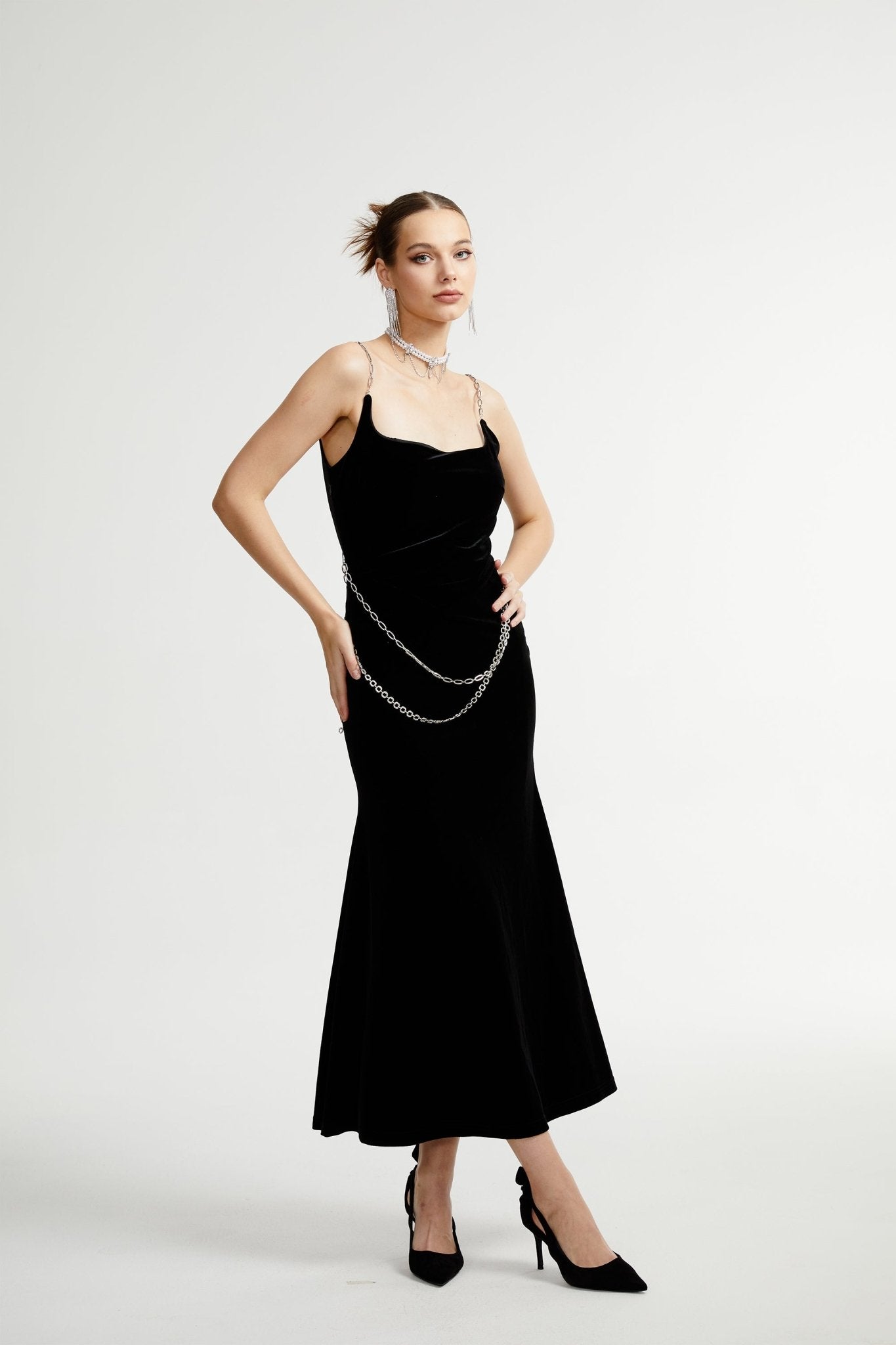 Vespera black maxi dress - Miss Rosier - Women's Online Boutique