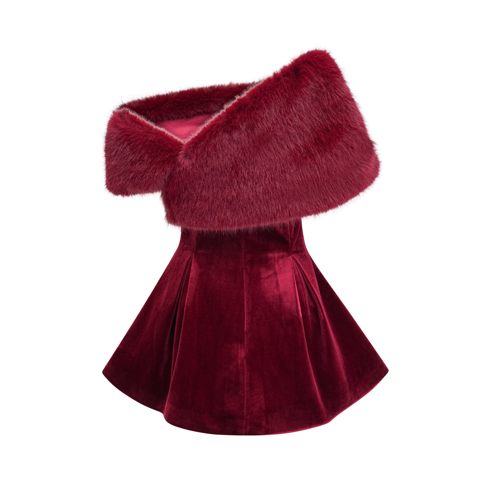 Wivika velvet fur dress - Miss Rosier - Women's Online Boutique