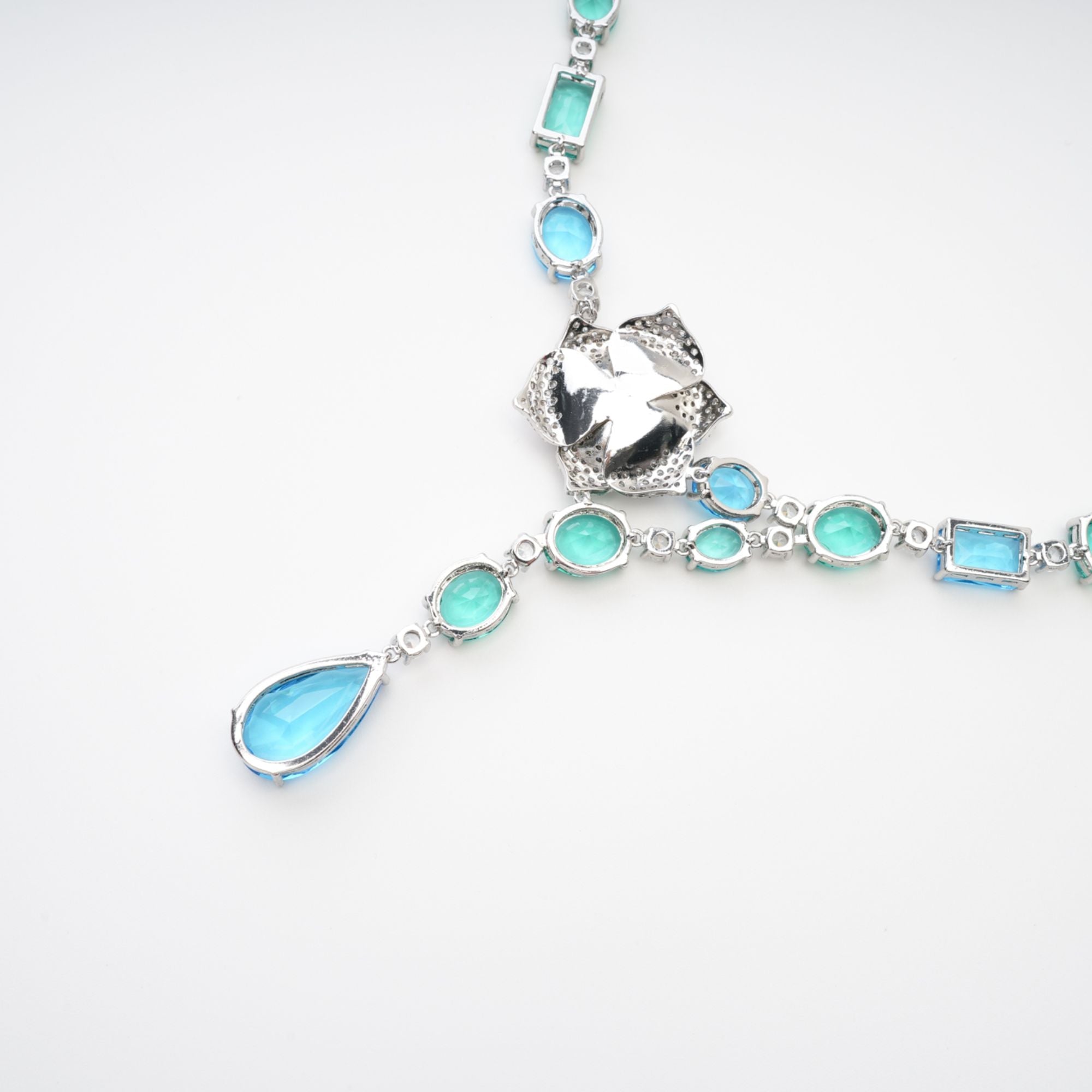 Yvette drop pendant crystal necklace - Miss Rosier - Women's Online Boutique