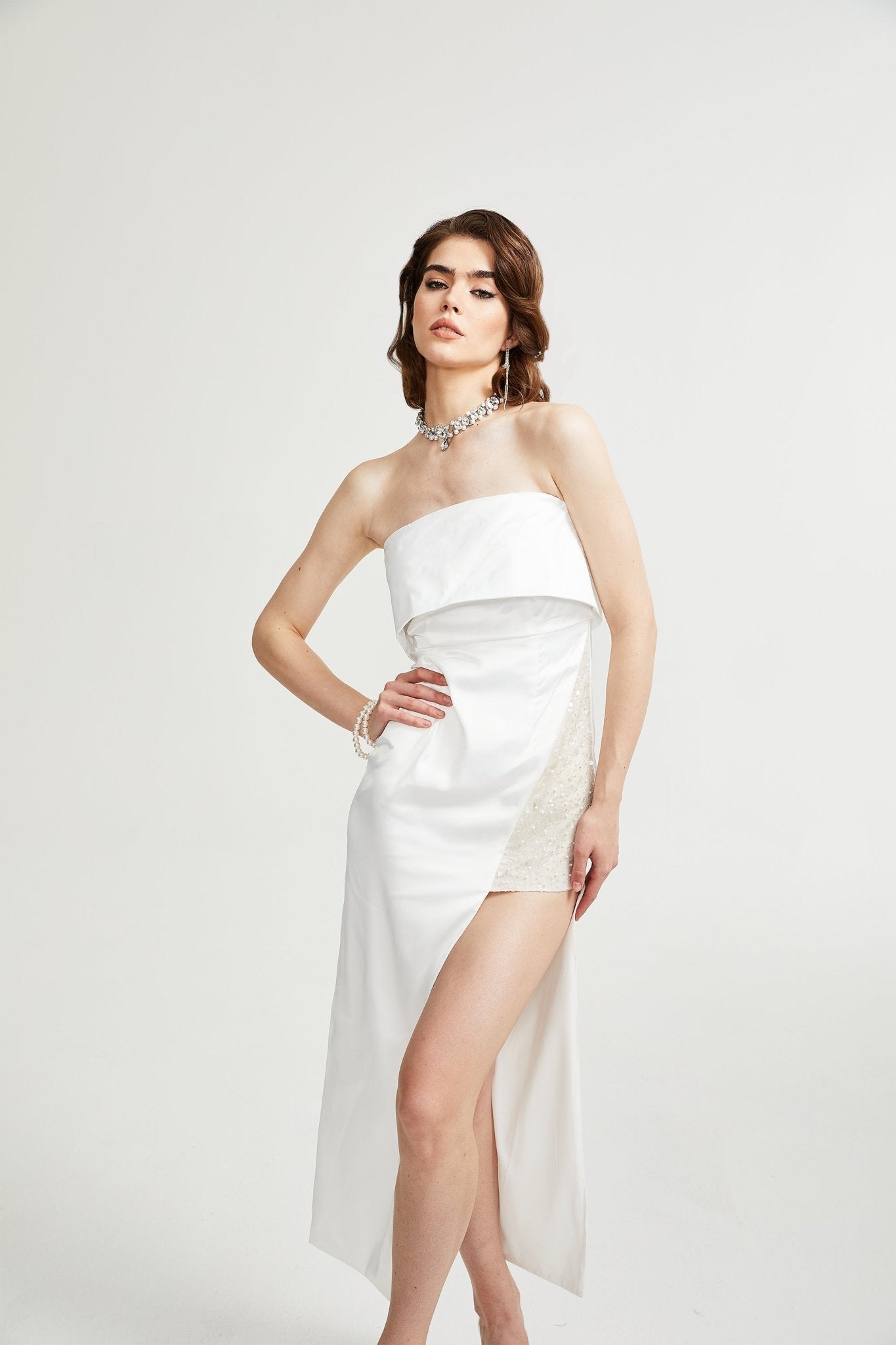 Zafiritha off-the-shoulder white dress - Miss Rosier - Women's Online Boutique