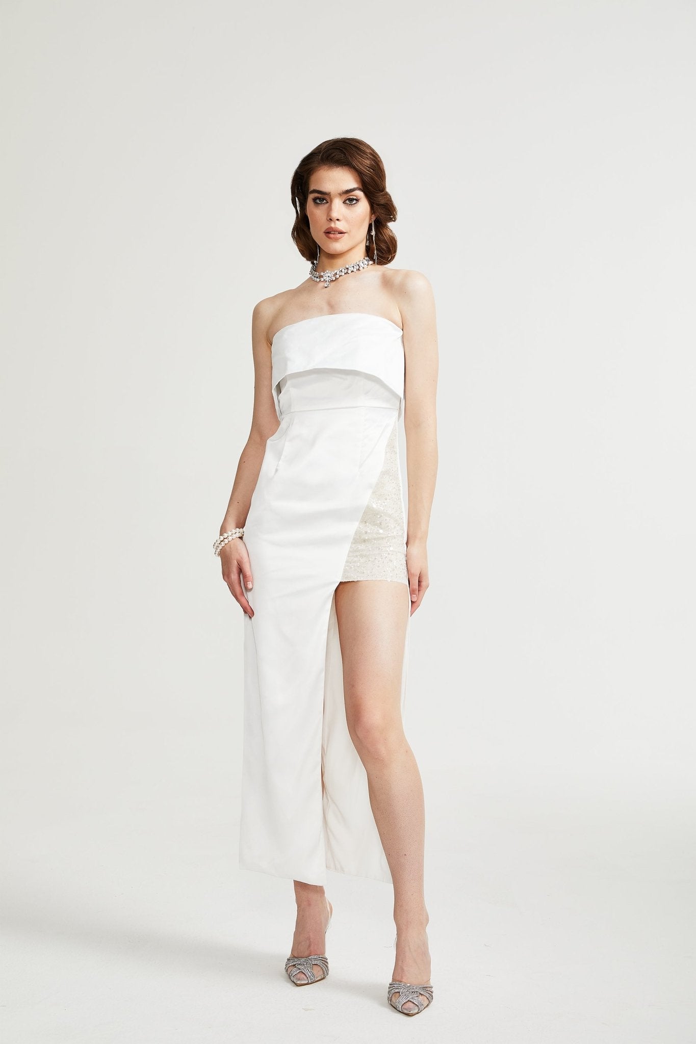 Zafiritha off-the-shoulder white dress - Miss Rosier - Women's Online Boutique