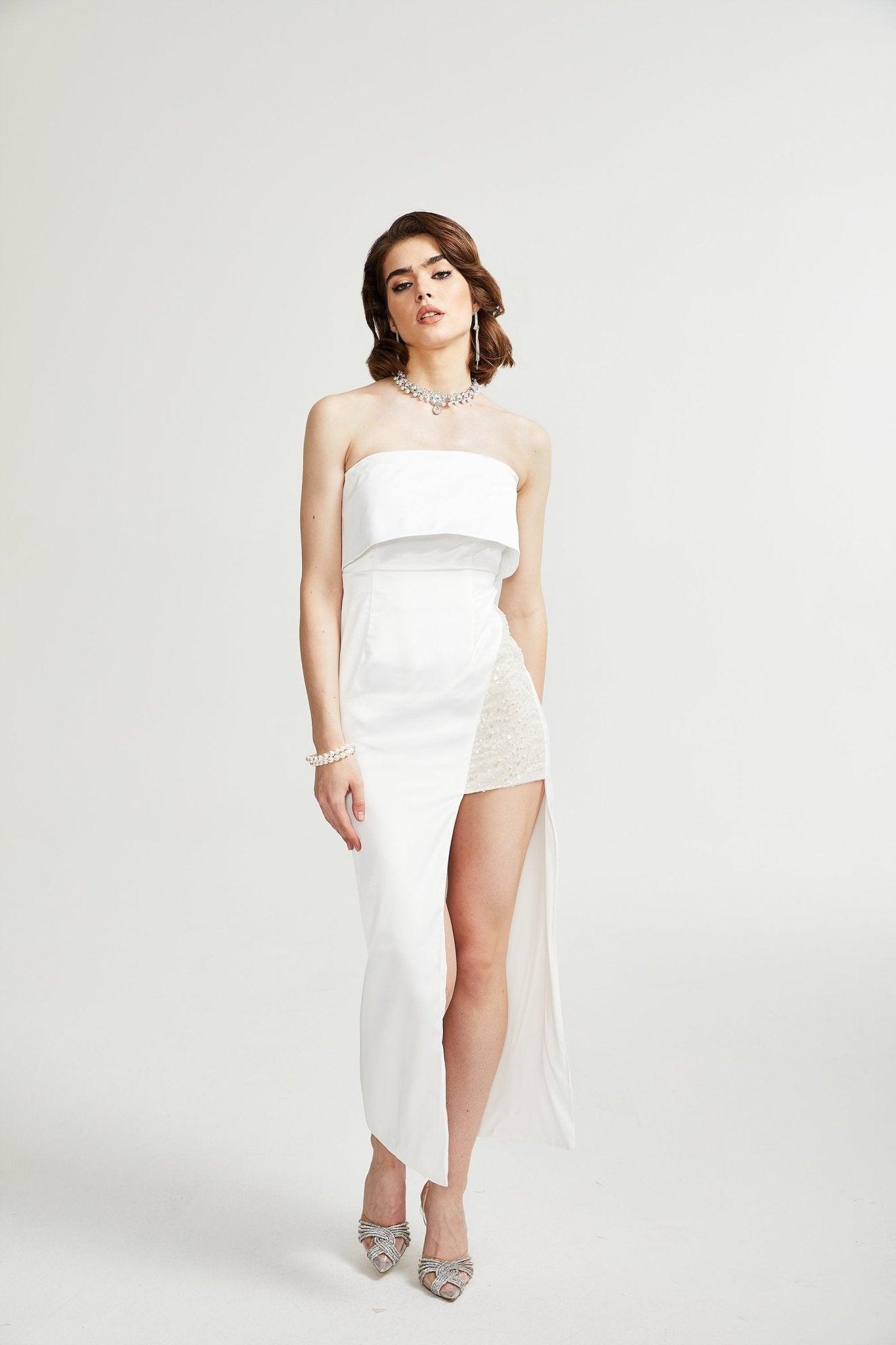 Zafiritha off-the-shoulder white dress - Miss Rosier - Women's Online Boutique