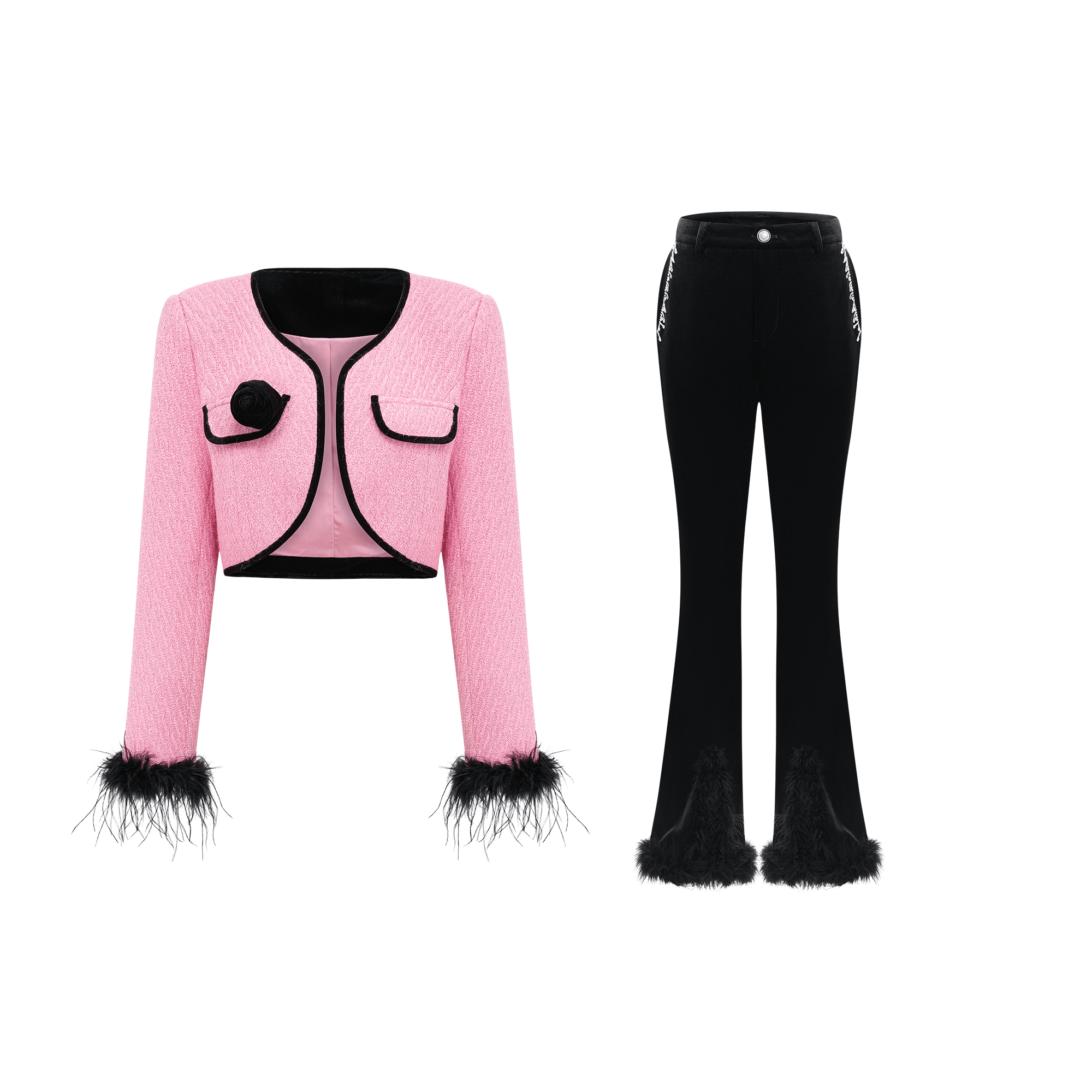 Zéphyrine jacket & trousers matching set - Miss Rosier - Women's Online Boutique